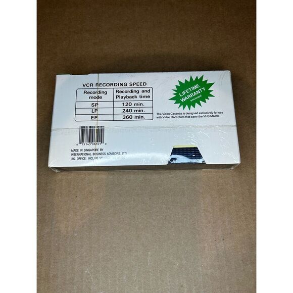 Blank VHS 120 Minute Super Tape-MASTER HG Gold NEW Vintage NOS Multiplay - Picture 2 of 4